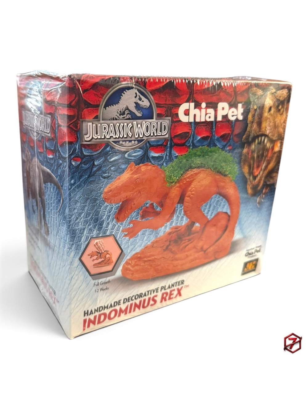 Jurassic World Chia Pet Indominus Rex Decorative Planter 2015 Sealed